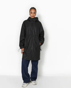 Manteau De Pluie Avec Capuche - Noir