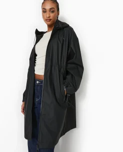 Manteau De Pluie Avec Capuche - Noir
