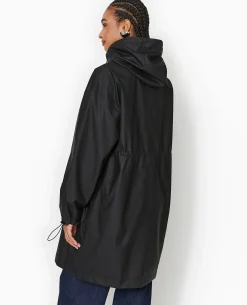 Manteau De Pluie Avec Capuche - Noir