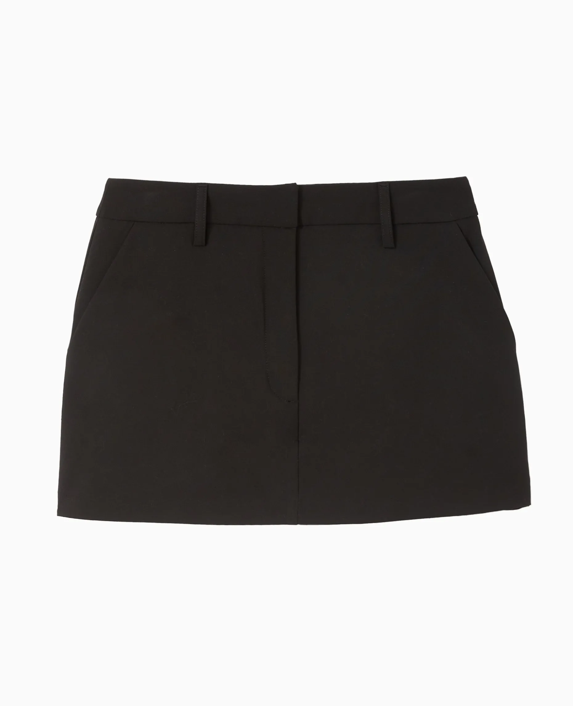 Mini Jupe-short Avec Poches - Noir