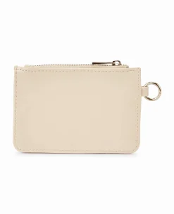 Mini Porte-monnaie Effet Cuir Verni - Blanc