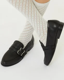 Mocassins Avec 2 Brides - Noir
