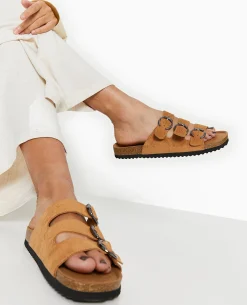 Mules 3 Brides - Camel
