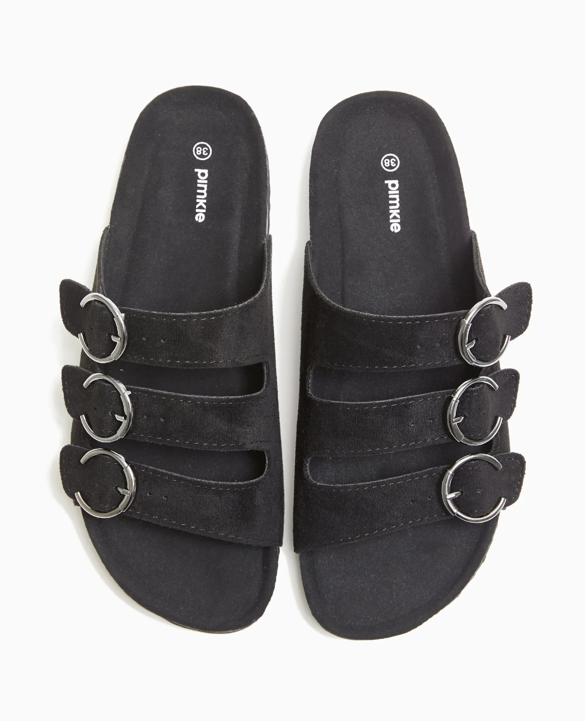 Mules 3 Brides - Noir