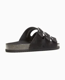 Mules 3 Brides - Noir