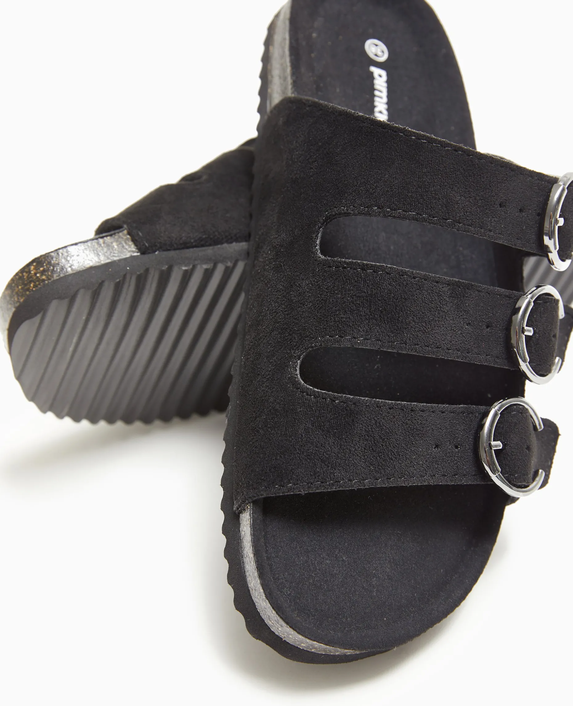Mules 3 Brides - Noir