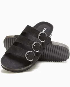 Mules 3 Brides - Noir
