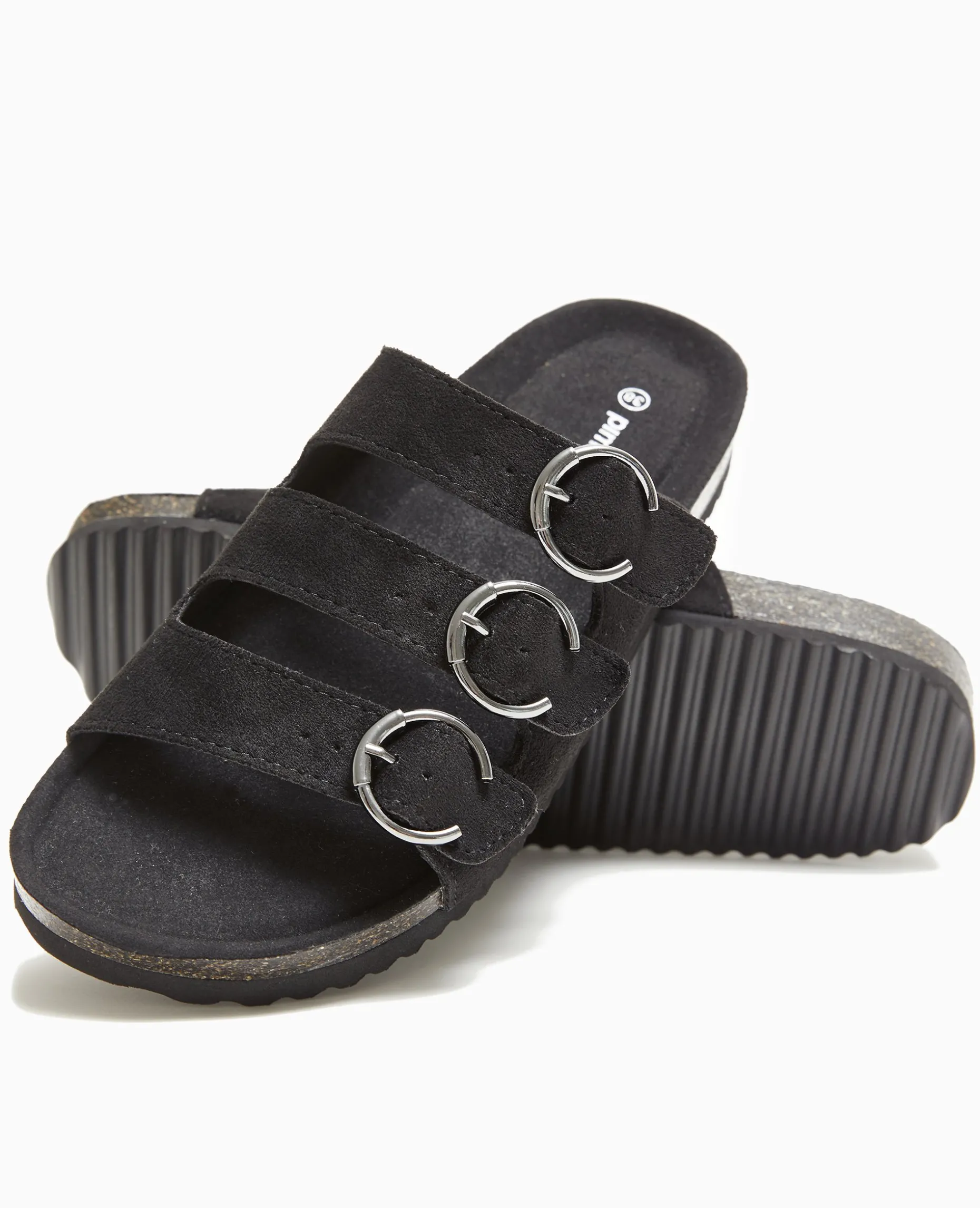 Mules 3 Brides - Noir