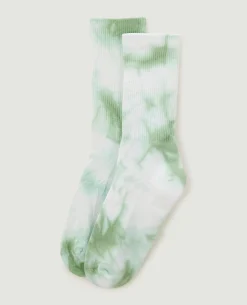 Paire De Chaussettes Tie And Dye - Vert