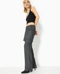 Pantalon 2 En 1 Avec Jupe Amovible - Gris Foncé
