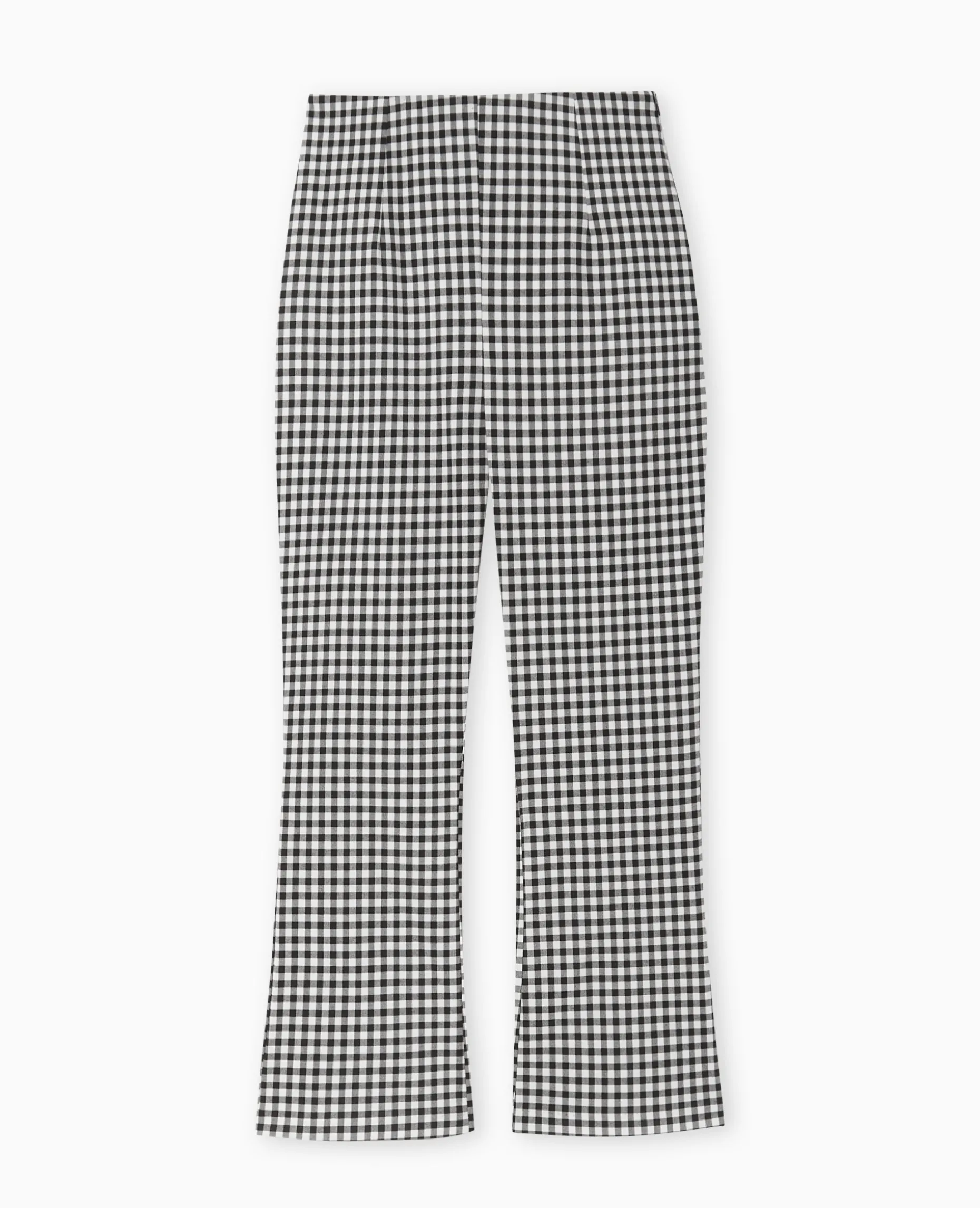 Pantalon 7/8 Motif Vichy - Noir