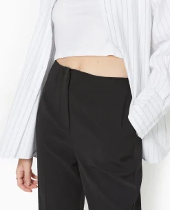 Pantalon City 7/8è;me Taille Haute - Noir