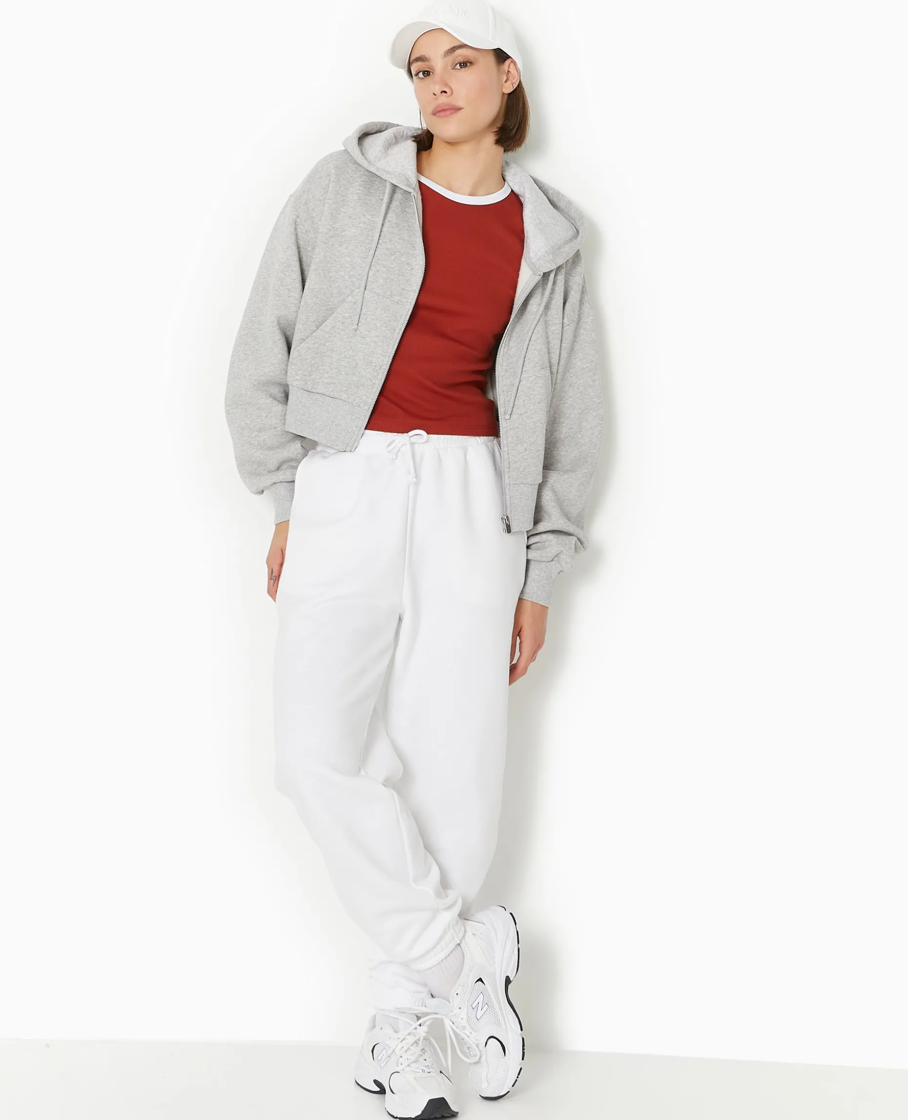 Pantalon De Jogging En Molleton - Blanc