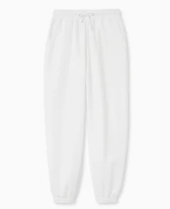Pantalon De Jogging En Molleton - Blanc