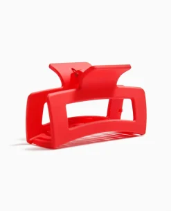 Pince Crocodile Rectangulaire - Rouge