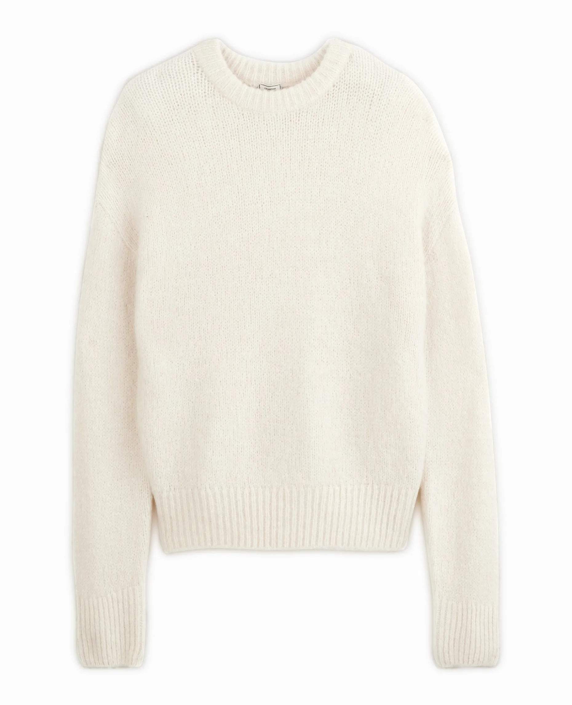 Pull Col Rond - Beige