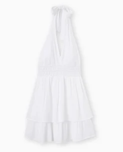 Robe Courte Dos-nu - Blanc