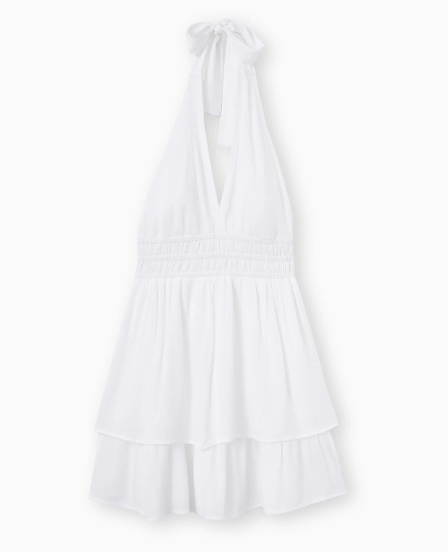 Robe Courte Dos-nu - Blanc