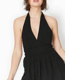 Robe Courte Dos-nu - Noir