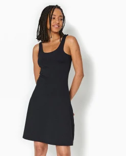 Robe Courte Forme Patineuse - Noir