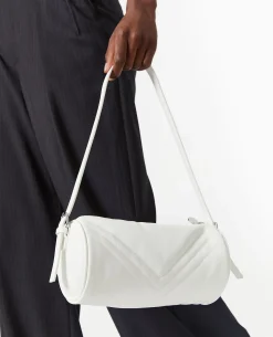 Sac Bowling Avec Jeux De Couture - Blanc