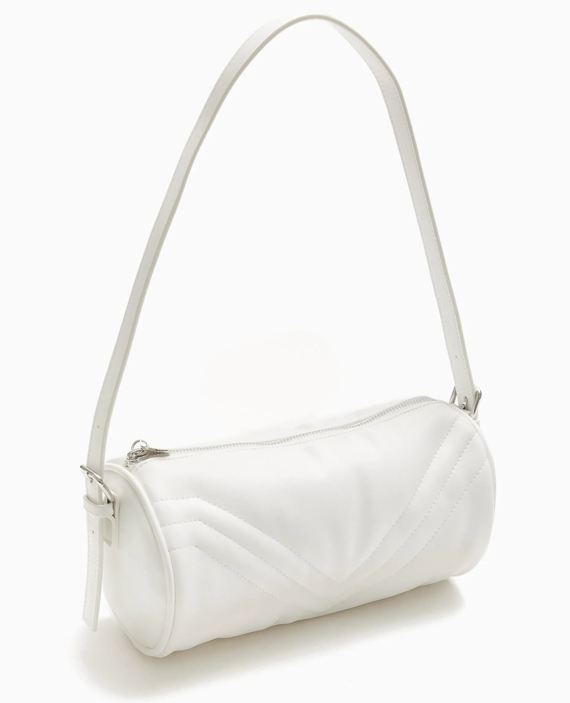 Sac Bowling Avec Jeux De Couture - Blanc
