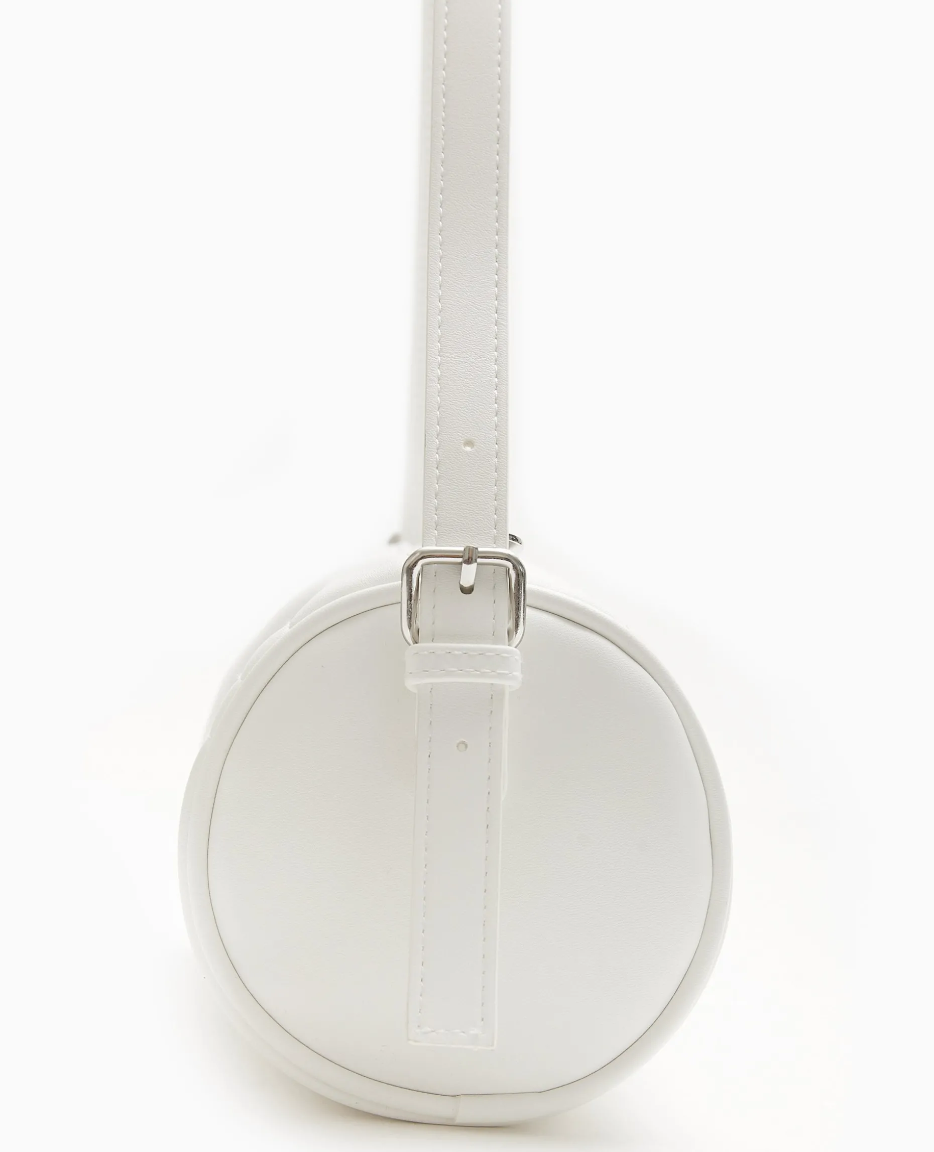 Sac Bowling Avec Jeux De Couture - Blanc