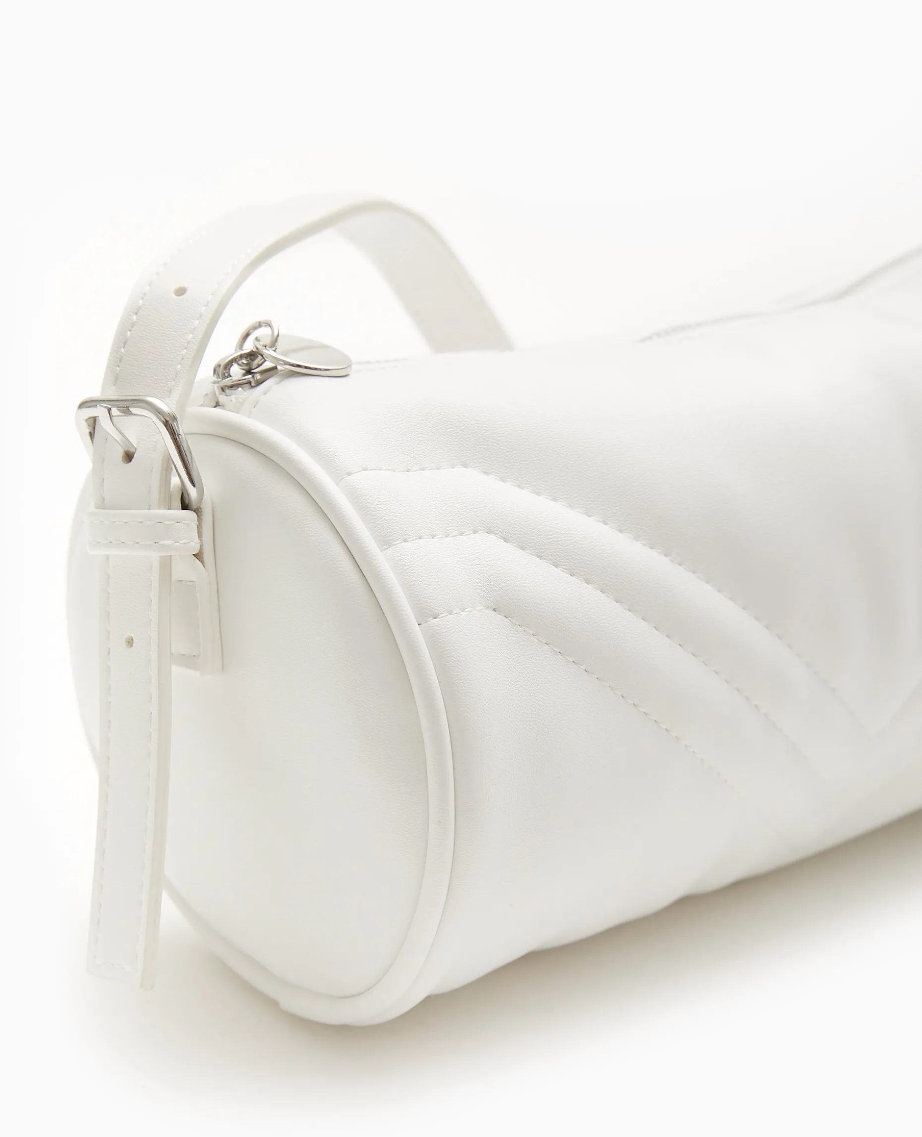 Sac Bowling Avec Jeux De Couture - Blanc