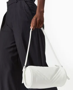 Sac Bowling Avec Jeux De Couture - Blanc