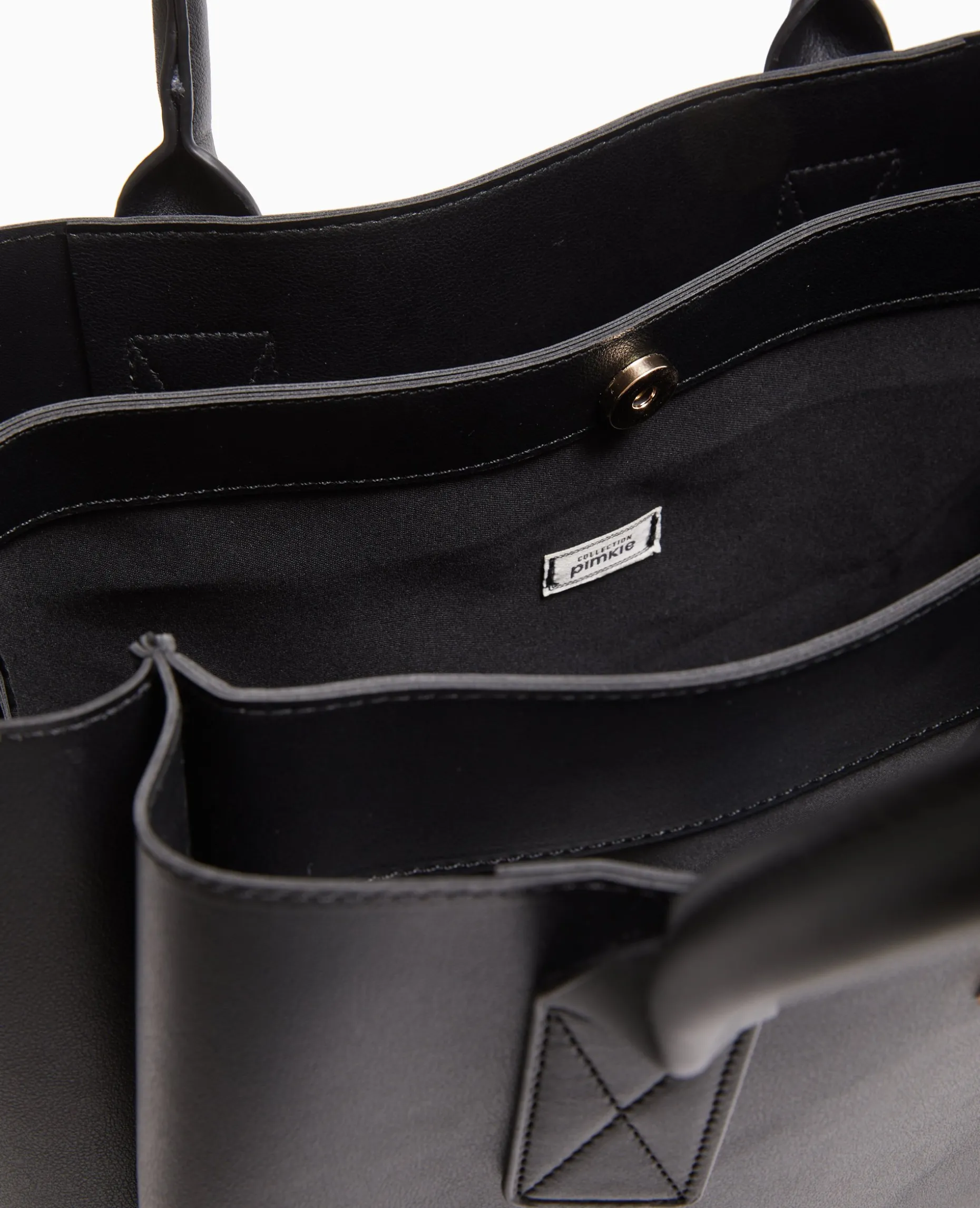 Sac Cabas 3 Compartiments - Noir