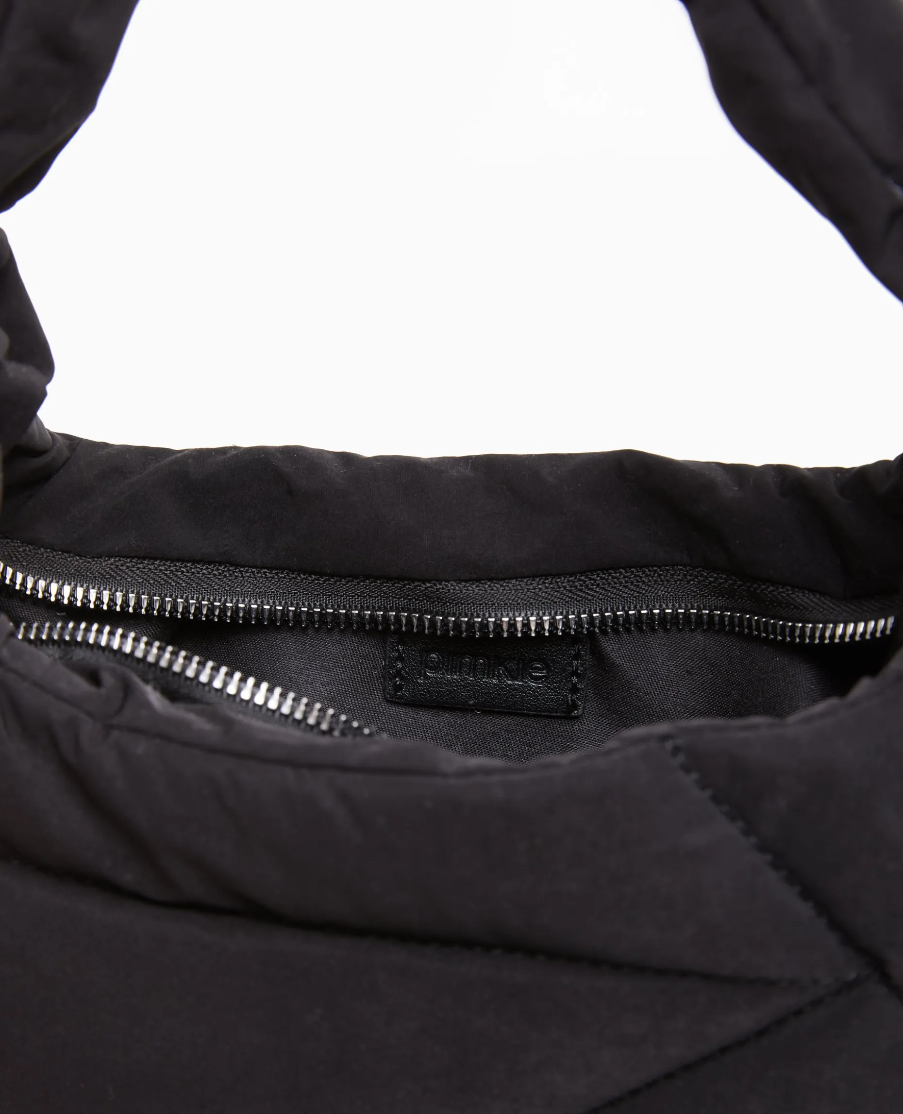 Sac Effet Matelassé Porté épaule - Noir