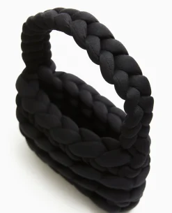 Sac En Grosse Maille Tressée - Noir