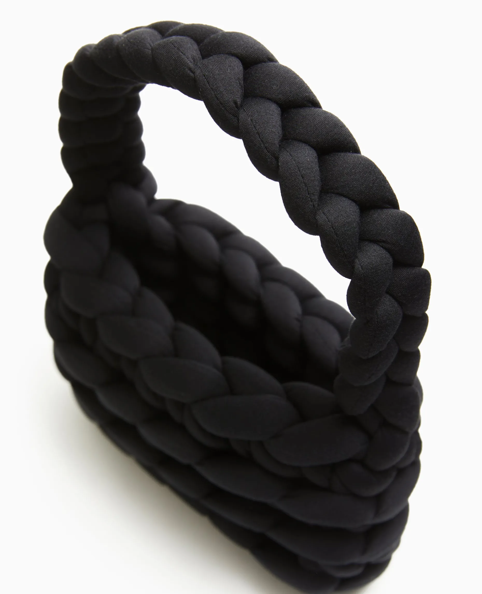 Sac En Grosse Maille Tressée - Noir