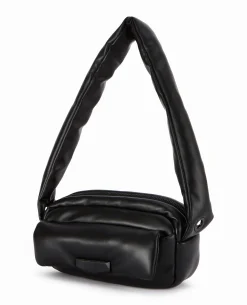 Sac Matelassé En Simili - Noir