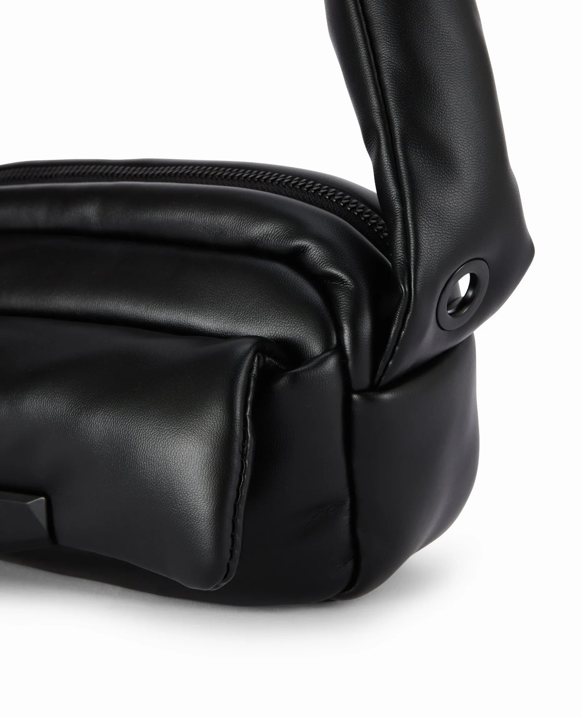 Sac Matelassé En Simili - Noir