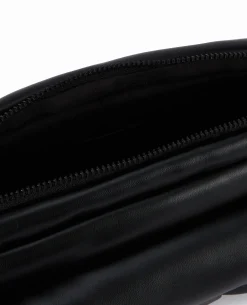 Sac Matelassé En Simili - Noir