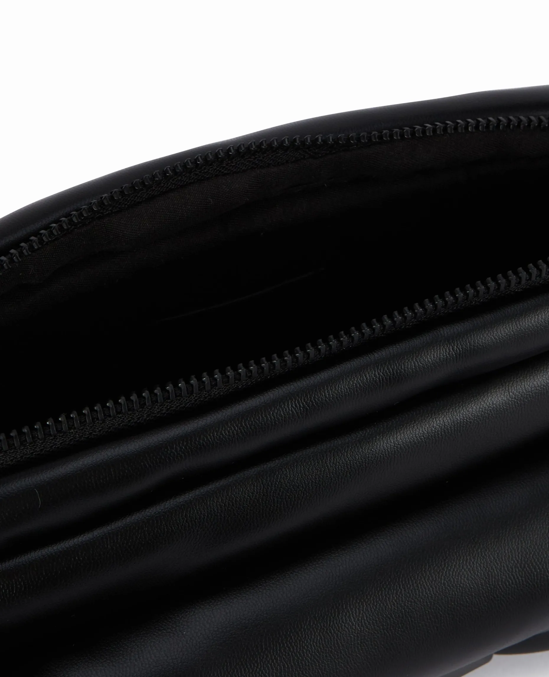 Sac Matelassé En Simili - Noir