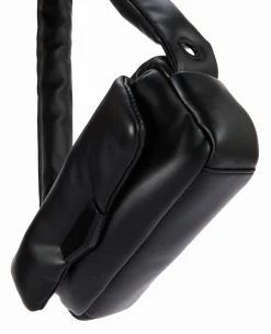 Sac Matelassé En Simili - Noir