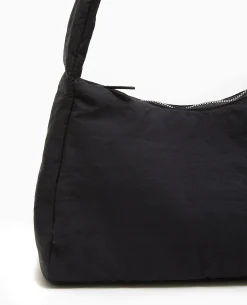Sac Porté épaule En Nylon Rembourré - Noir