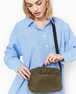 Sacoche En Nylon - Vert Olive