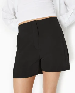 Short City Taille Haute - Noir