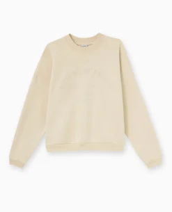Sweat Avec Broderie - Beige