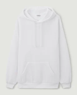 Sweat Capuche Oversize - Blanc