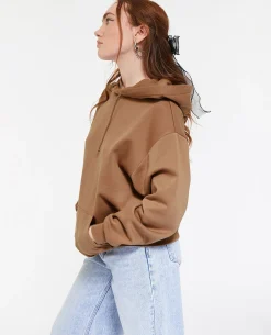 Sweat Capuche Oversize - Taupe