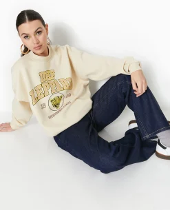 Sweat Col Rond AALIYAH - Beige