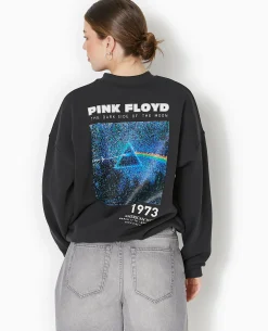 Sweat Col Rond PINK FLOYD - Gris Foncé
