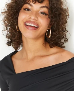 Top Asymétrique One Shoulder - Noir