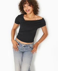 Top Asymétrique One Shoulder - Noir
