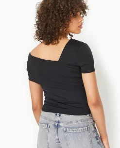 Top Asymétrique One Shoulder - Noir