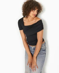Top Asymétrique One Shoulder - Noir